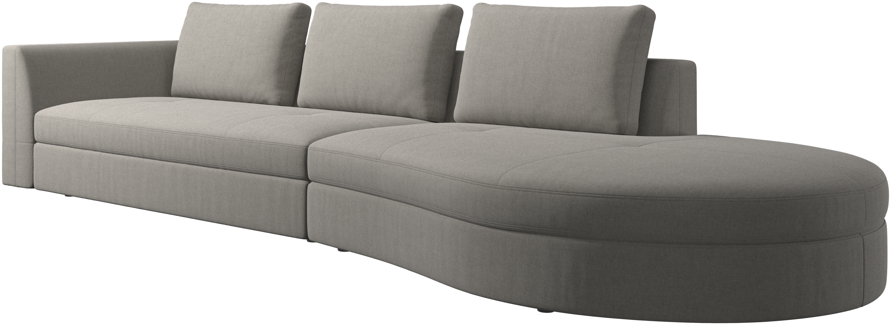Bergamo sofa with round lounging unit,right | sofa | Bergamo